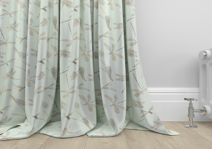Dragonflies, Pale Blue - Made to Measure Curtains - Image 6